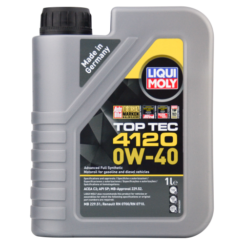 Синтетическое моторное масло Top Tec 4120 0W-40 - 1 л
