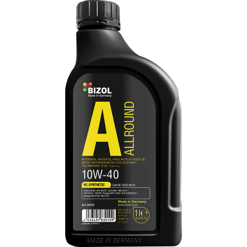 Синтетическое моторное масло Allround 10W-40 - 1 л