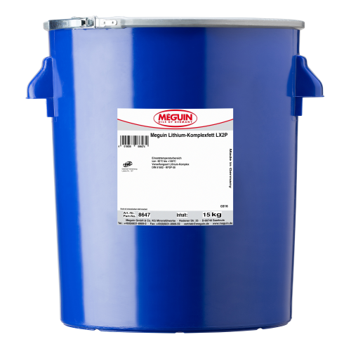 Высокотемпературная литиевая смазка для подшипников meguin Lithium-Komplexfett LX2P - 15 кг Высокотемпературная литиевая смазка для подшипников meguin Lithium-Komplexfett LX2P - 15 кг